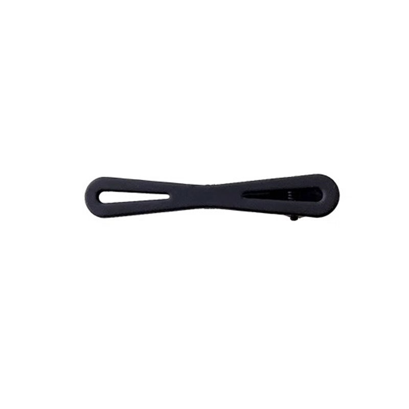 Pinza de pelo grande negro hembra Red horquilla roja frente lado pelo roto Bangs clip horquilla sin costura tocado adulto image 7