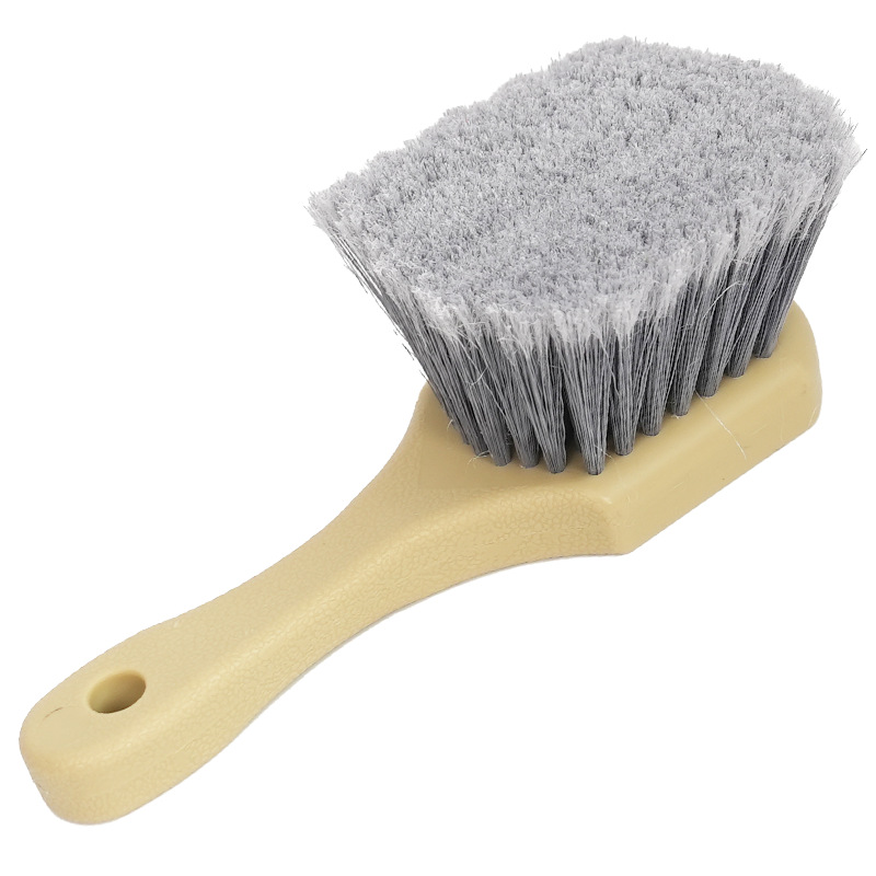 쌀 손잡이 회색 꽃 실크