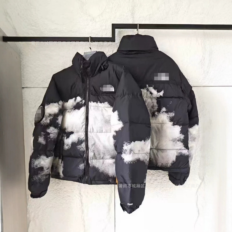 Putian American Version of North Face 1992 Tie-Dye Cloud down Jacket, Unisex Style, Warm Couple's Coat Putian American Version of North Face 1992 Tie-Dye Cloud down Jacket, Unisex Style, Warm Couple's Coat