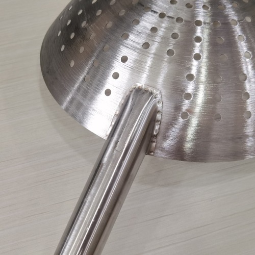 Non-magnetic stainless steel colander thickened household frying chef commercial oil drum leak kitchen filter large filter screen