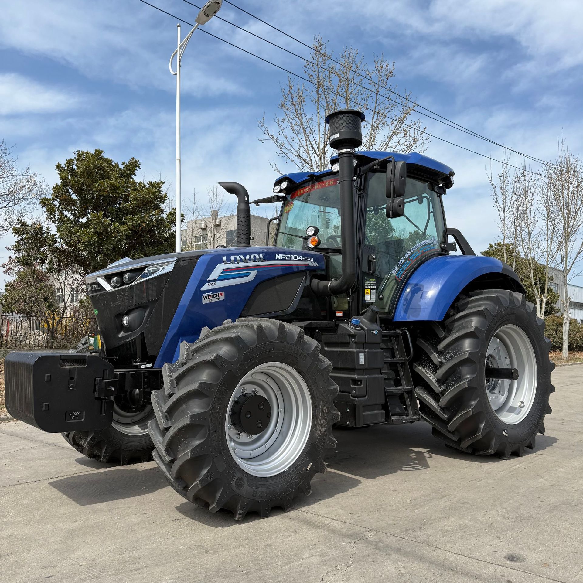 LOVOL exportación transfronteriza 904 tractor de cuatro ruedas gran tractor cultivador tractor de ruedas de gran potencia