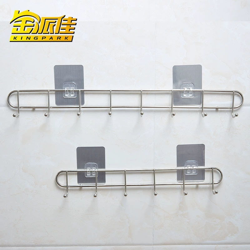 Неперфорированный крючок из нержавеющей стали крючок для одежды дверь спальни ванной комнаты висит крючок для одежды оптом Аренда общежития бесшовный крючок