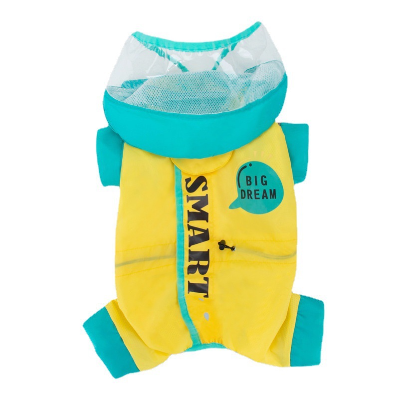 Impermeable Completo de Cuatro Patas para Mascotas Impermeable para Días de Lluvia image 5