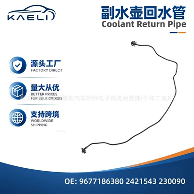 9677186380 2421543 230090 – Water pipe and air vent for Citroën Tianyi, Versailles, and CX5