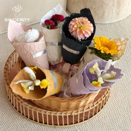 鲜花包装;鲜花花艺制品;其他礼品包装