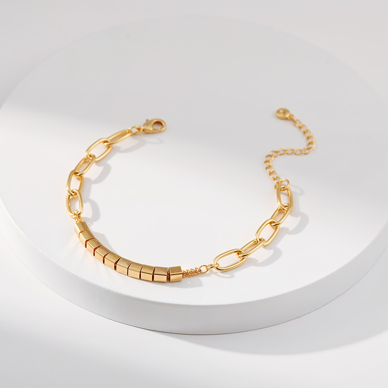 Lady Geometric Copper Plating Bracelets 1 Piece