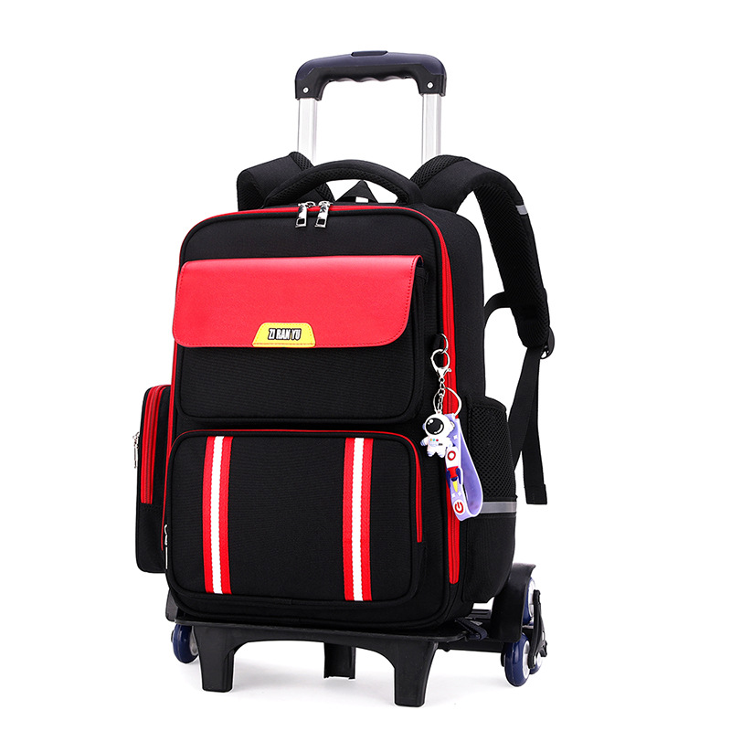 Mochila escolar de tirón de pescado natural para estudiantes de primaria de 1 a 5 años, niños y niñas, explosiones transfronterizas ligeras a prueba de salpicaduras