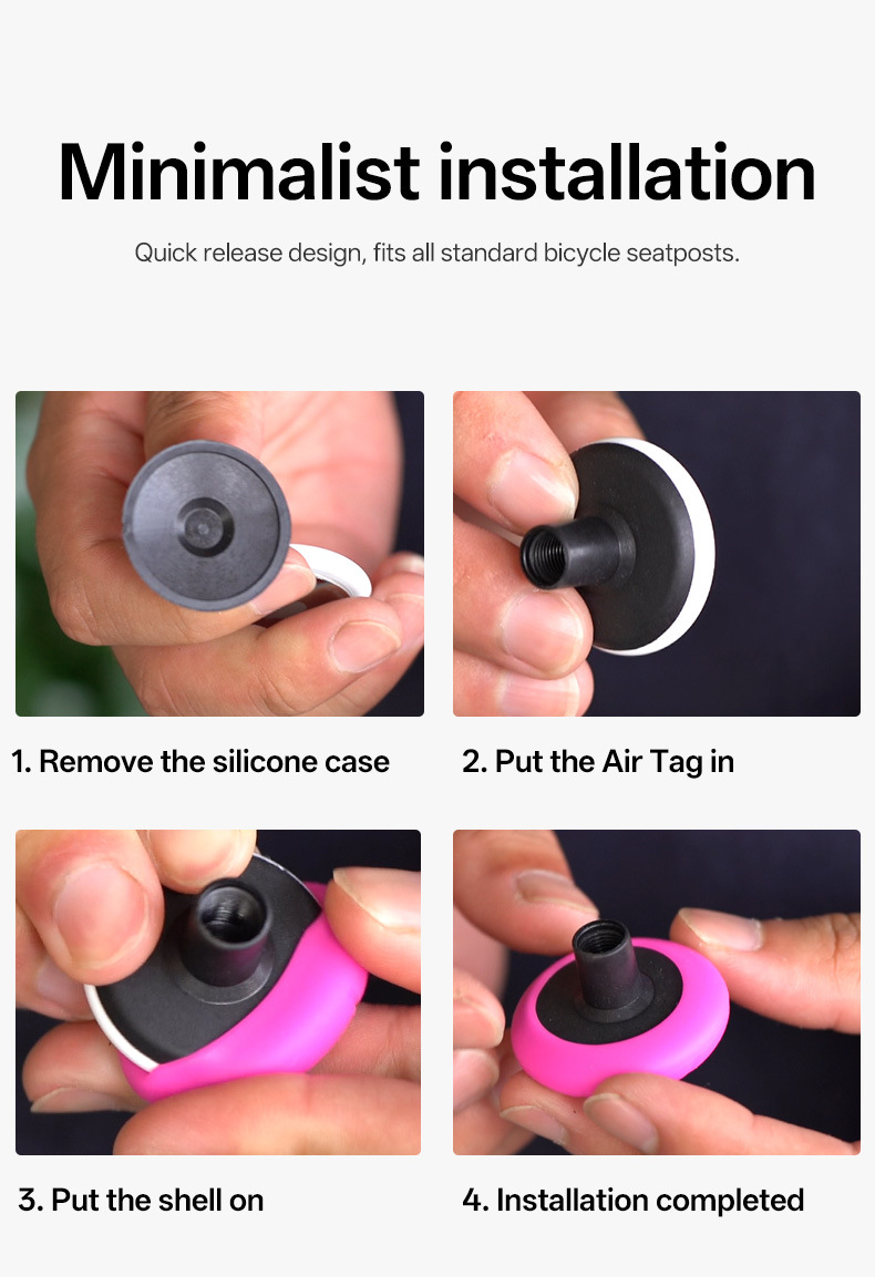 Bicycle Device Air Nozzle Cover Suitable for Airtag Electric Vehicles