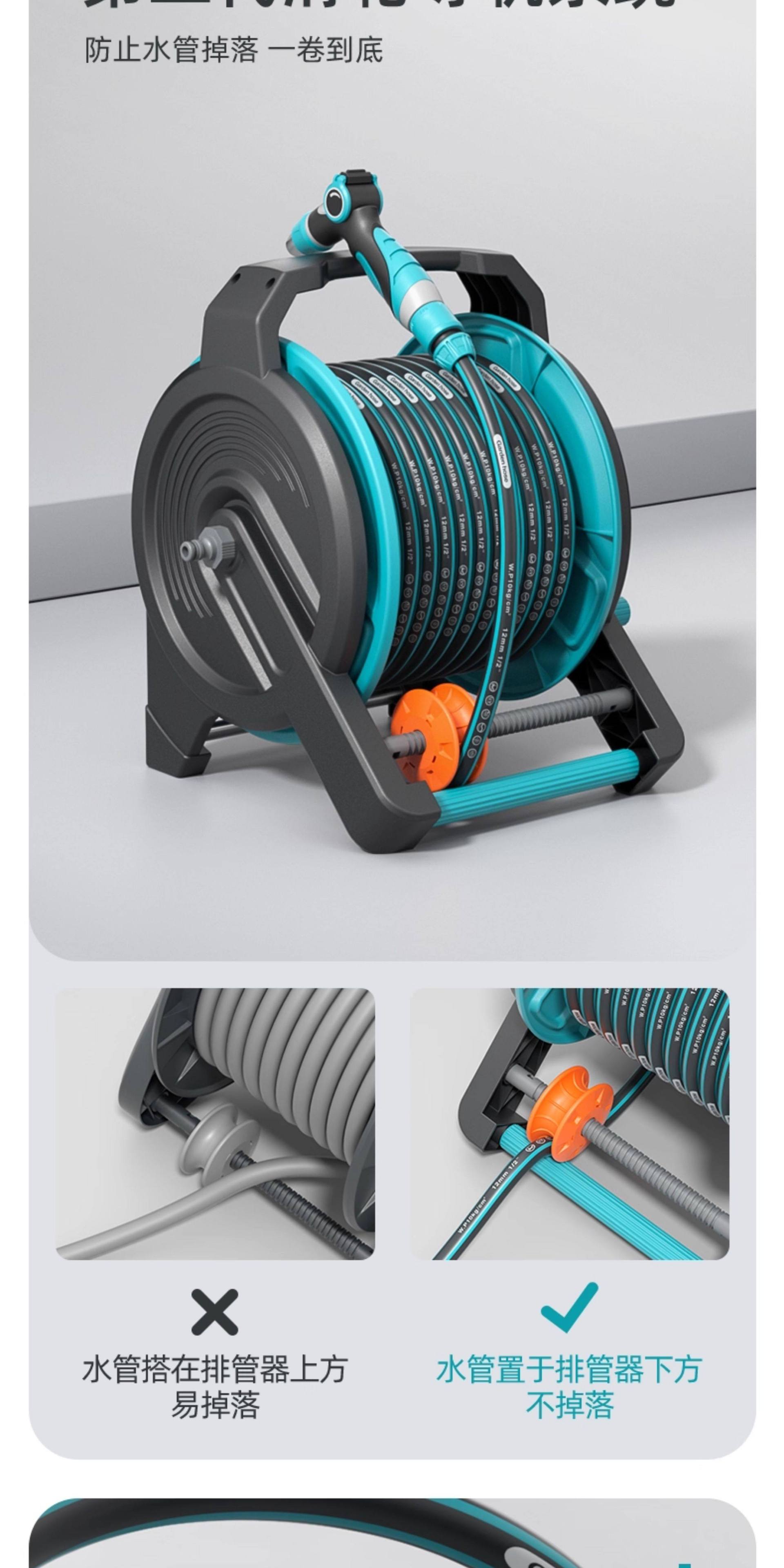 Suitable for car washing water guns, high-pressure powerful watering hoses, household floor washing, pressure-boosting, yard washing
