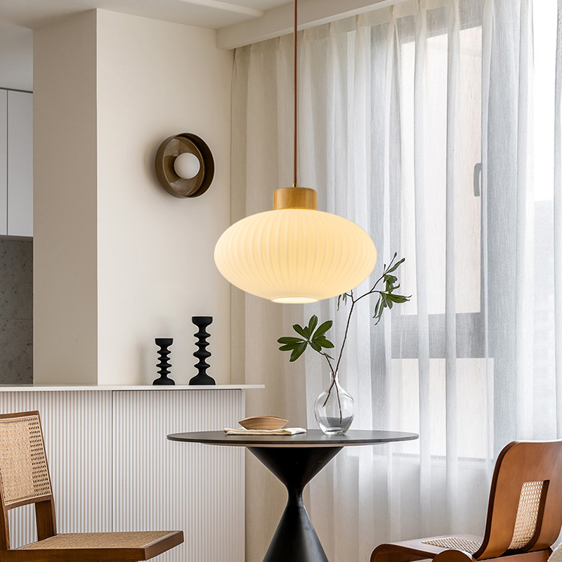 Chandelier de restaurante japonés Zen medieval madera de viento cama de cabezal Chandelier de viento tranquilo Hotel Residencial de viento tatami