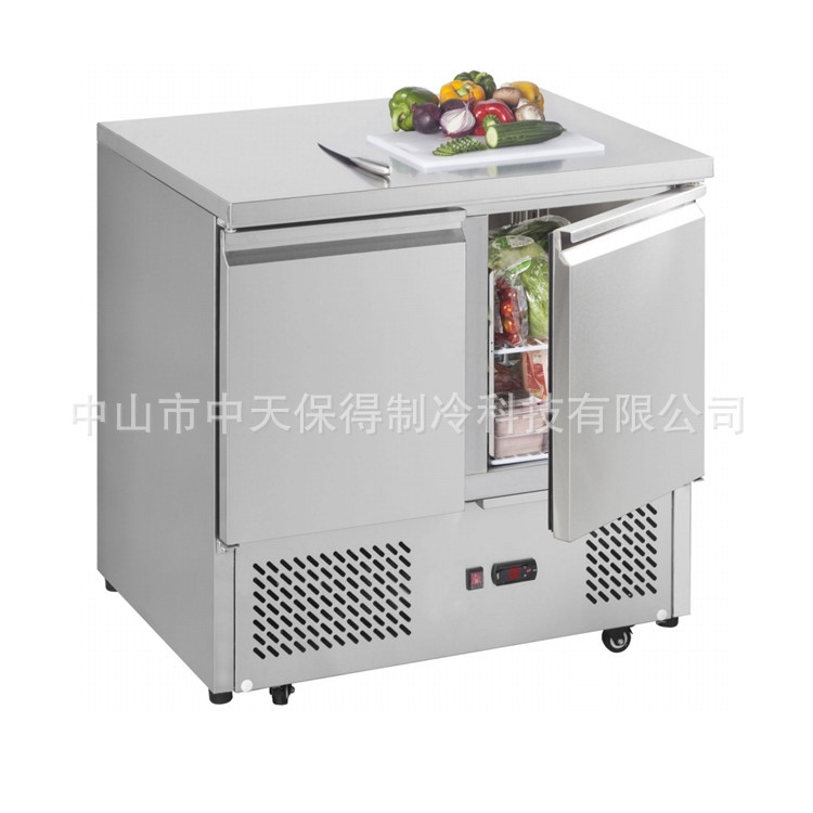 欧款工作台冰箱商用操作台冰柜风冷无霜保鲜冷藏冷冻卧式沙拉台