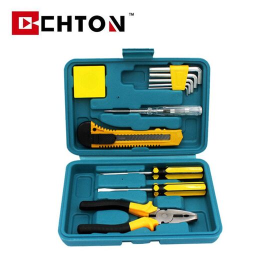 Small 12-piece pliers screwdriver car car repair home hardware combination toolbox set