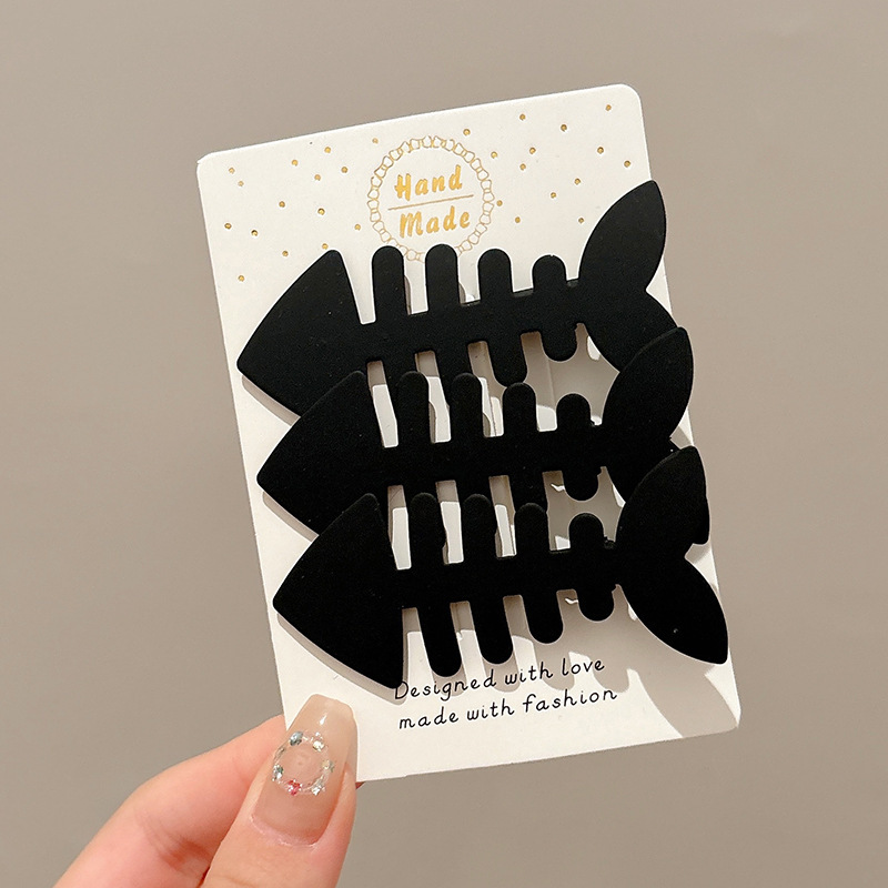 Rosa horquilla hembra niños lindo pelo roto Bangs clip bebé no duele el pelo horquilla niña duckbill clip tocado