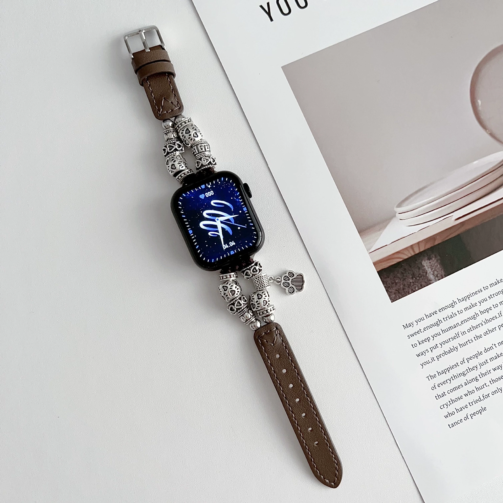 Apple, watch strap, genuine leather, high-quality style