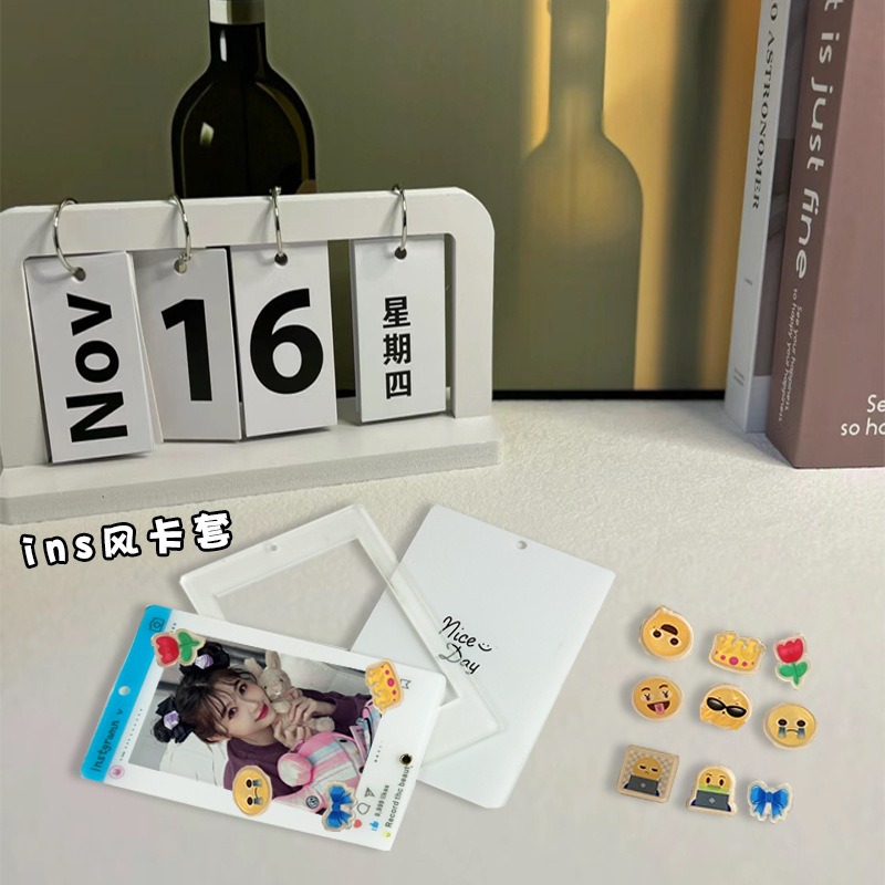 Ins-style card holder photo frame acrylic stand instant photo 3-inch photo