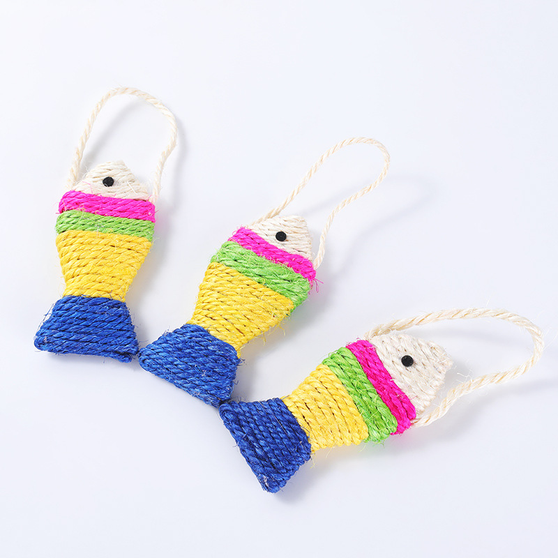 오색 사이잘 물고기 - 12CM