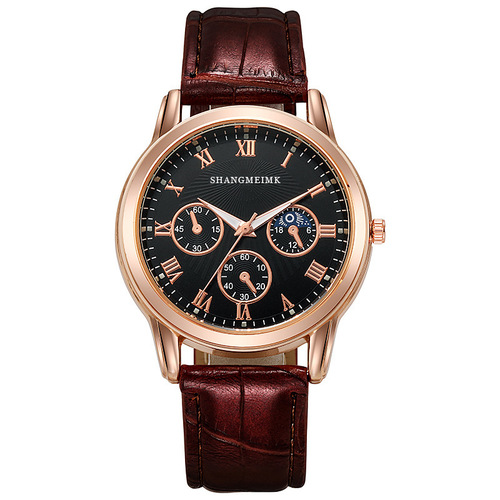 Wholesale foreign trade fashion men's watches, cross-border foreign trade quartz watches, three-eye men's business watches, men's watches