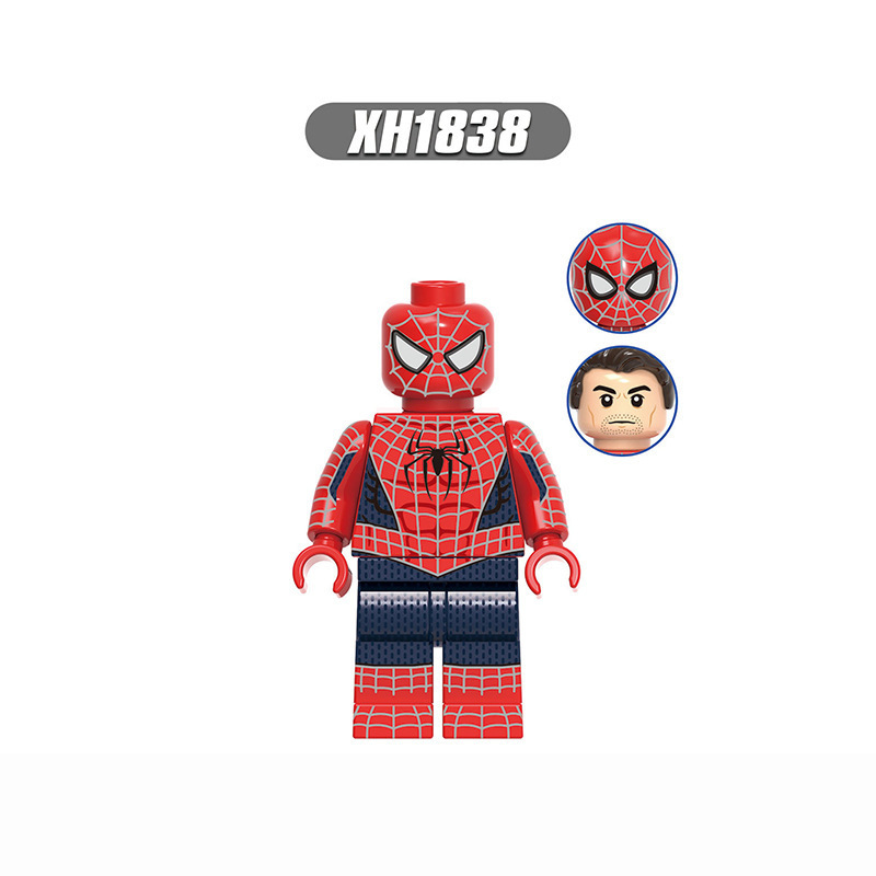 国境を越えた卸売ホットセール互換性のあるレゴスパイダーマンミニフィギュアシリーズ子供の教育用組み立て式小さな粒子ビルディングブロックおもちゃ|undefined