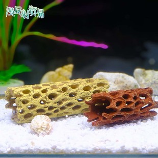 Aquarium ornaments crafts Luo Mu Penang resin shrimp house fish tank fish shrimp play factory wholesale shrimp nest house