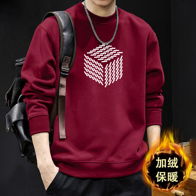 Hong Kong estilo japonés ocio 420g pesado chaqueta de cuello redondo hombre primavera y otoño estilo americano suelto y versátil chaqueta de pareja de estudiantes