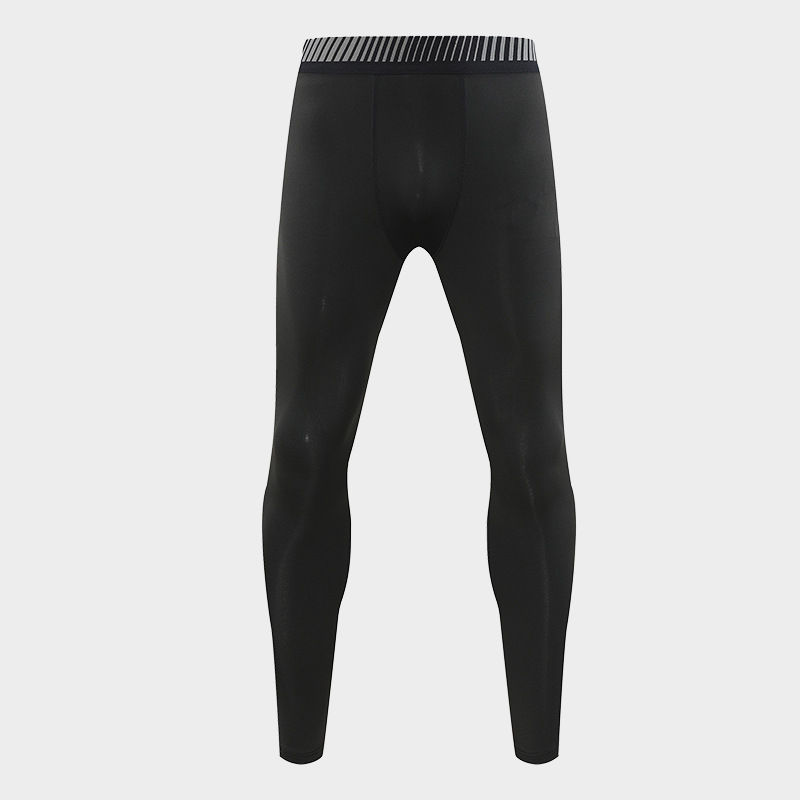 Pantalones deportivos para hombre para comercio transfronterizo, ropa de entrenamiento para correr al aire libre, ropa de fitness de alta elasticidad y secado rápido, mallas de capa base