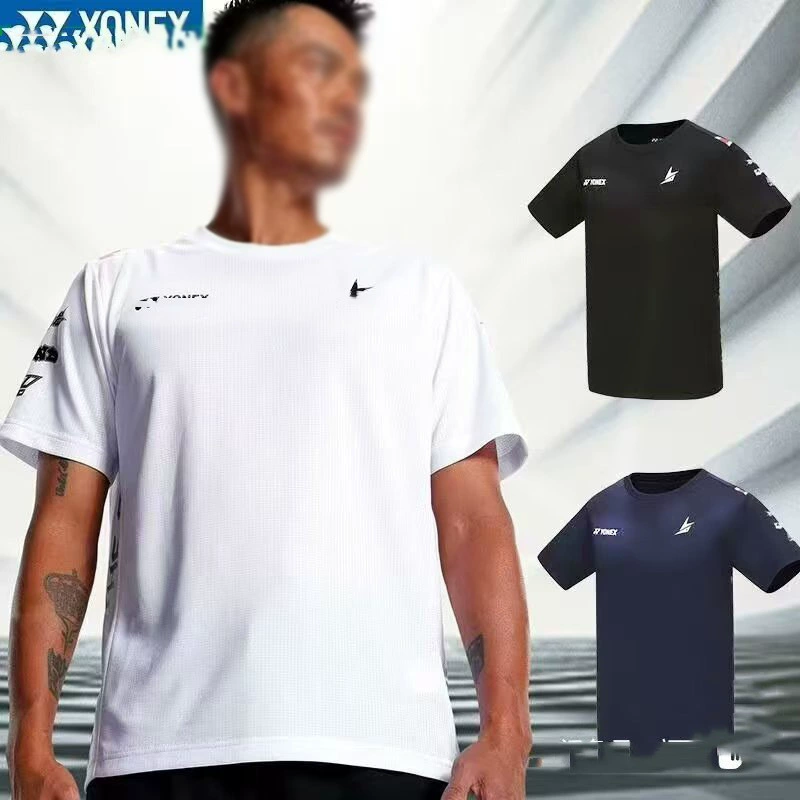 25 новых моделей бадминтонной формы в стиле Лин Дана, быстросохнущие футболки для мужчин и женщин, соревновательная форма для клубных команд.