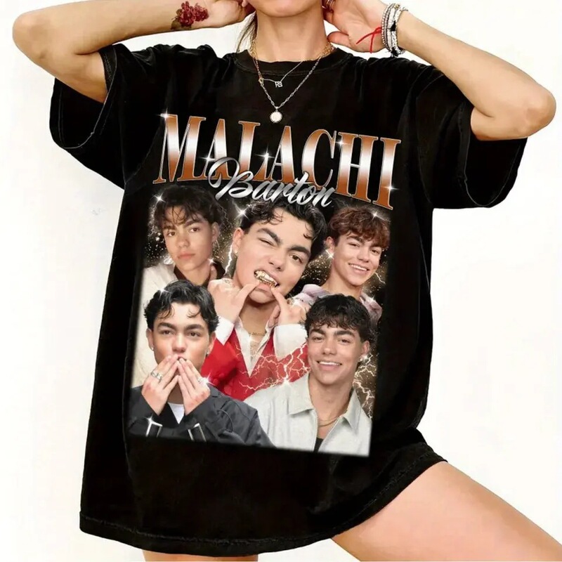 【European Size Cotton T-Shirt】Malakibaton 90S Retro T-Shirt Nostalgic Style Malakibaton Shirt Aesthetics