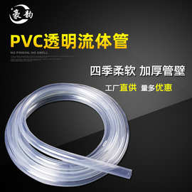 厂家批发PVC流体管水平管增强透明软管耐寒养殖农业排水电线套管