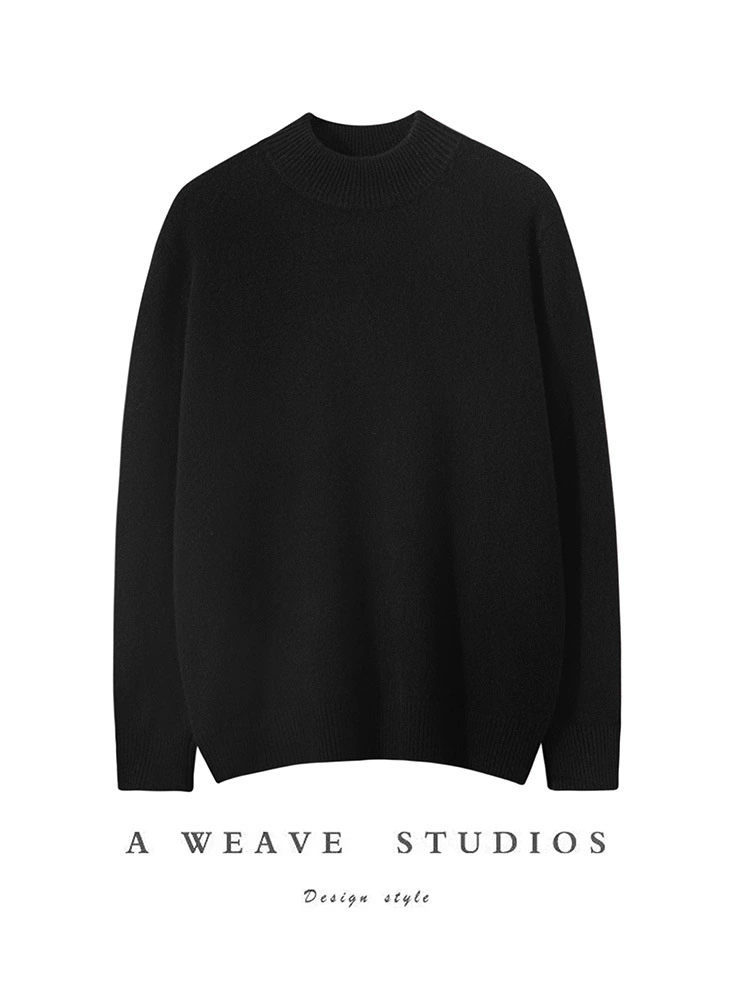 П Demi-season кашемировый модный свитер для отдыха, oversize