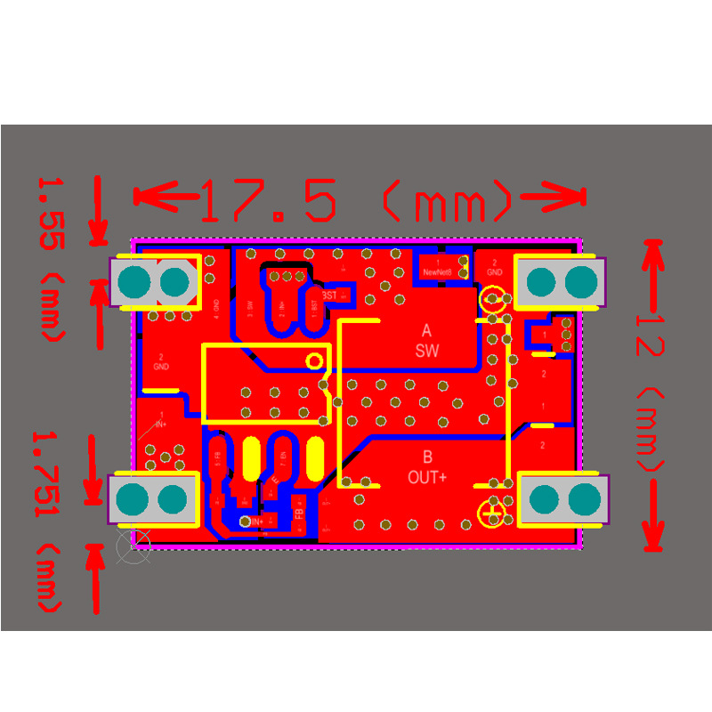 Преобразователь DC-DC Longxing 3A 5В