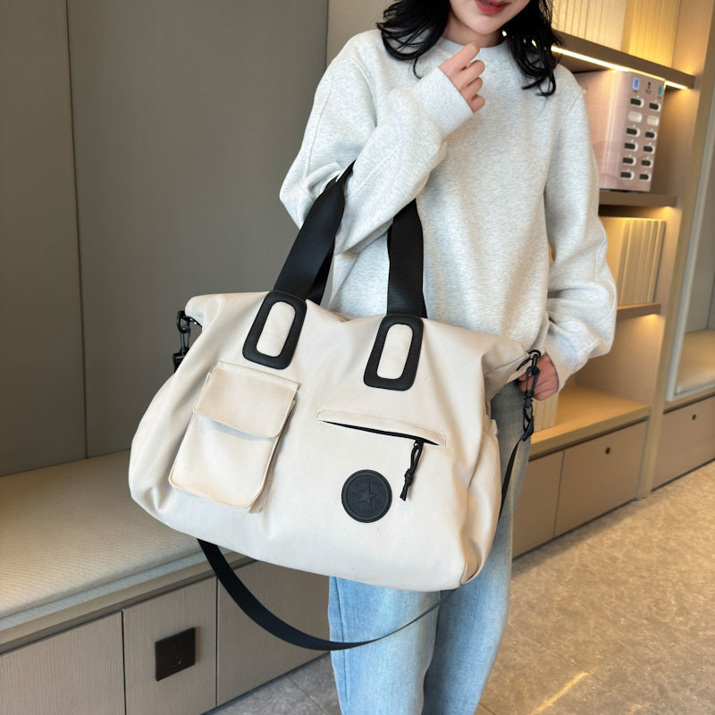 Bolso femenino de gran capacidad a prueba de agua para entrega, almacenamiento de viajes cortos, ocio duradero, fitness, yoga deportivo