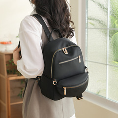 雙肩背包女潮2023新款韓版休閒牛津布子母包雙肩包女士帆布書包潮