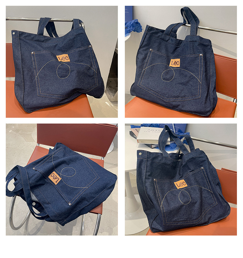 Wholesale New Trend Korean Denim Shoulder Bag Nihaojewelry display picture 13