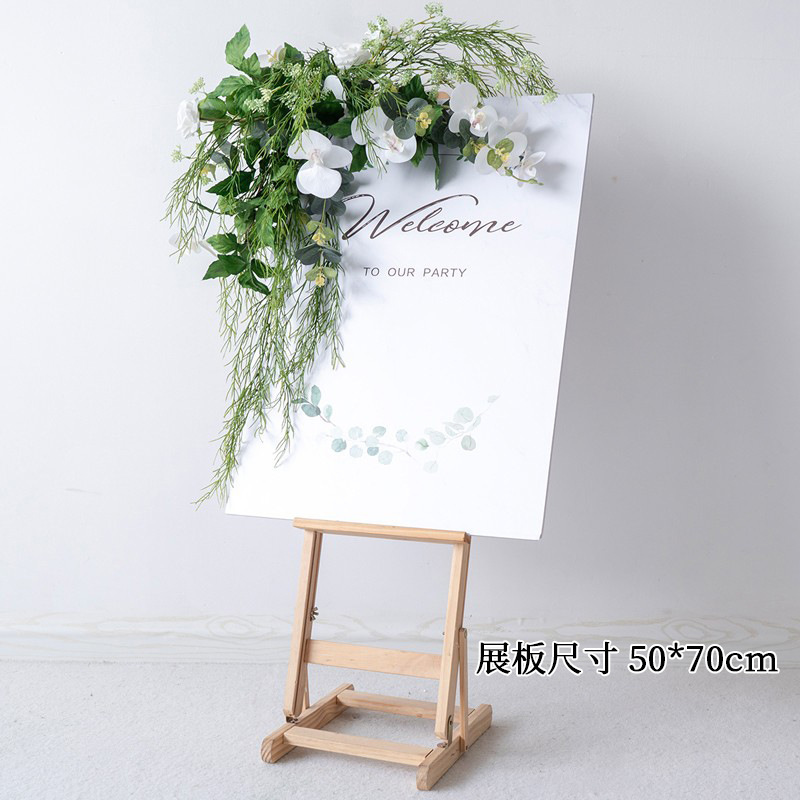 森系仿真绿植壁挂拱门装饰花艺 服装店门头店面橱窗墙壁布置花排|undefined