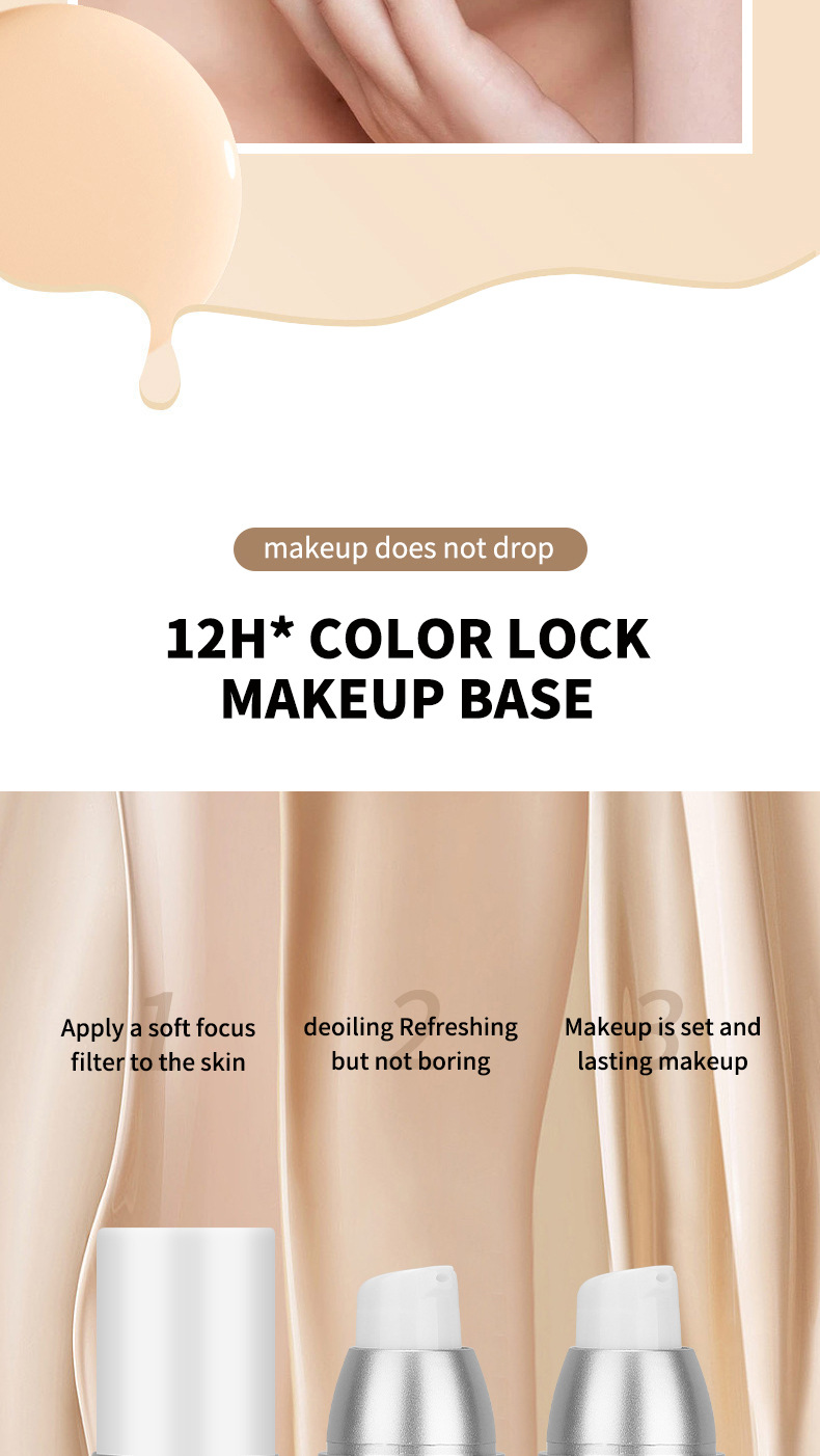 OCHEAL Warm Concealer Langanhaltend feuchtigkeitsspendende, wasserfeste, schweißresistente, Make-up-erwärmende und hautaufhellende Flüssigkeit_voghion.com