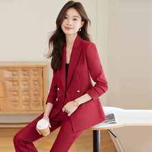 2025春秋新款西装套装女高级感气质韩版休闲百搭时尚西服外套上衣