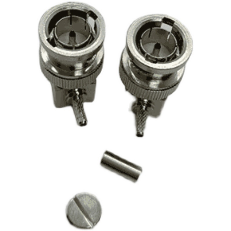 RF同轴音视频 监控 用 BNC-C-J-1.5 电缆接头适用于  RG 174电缆