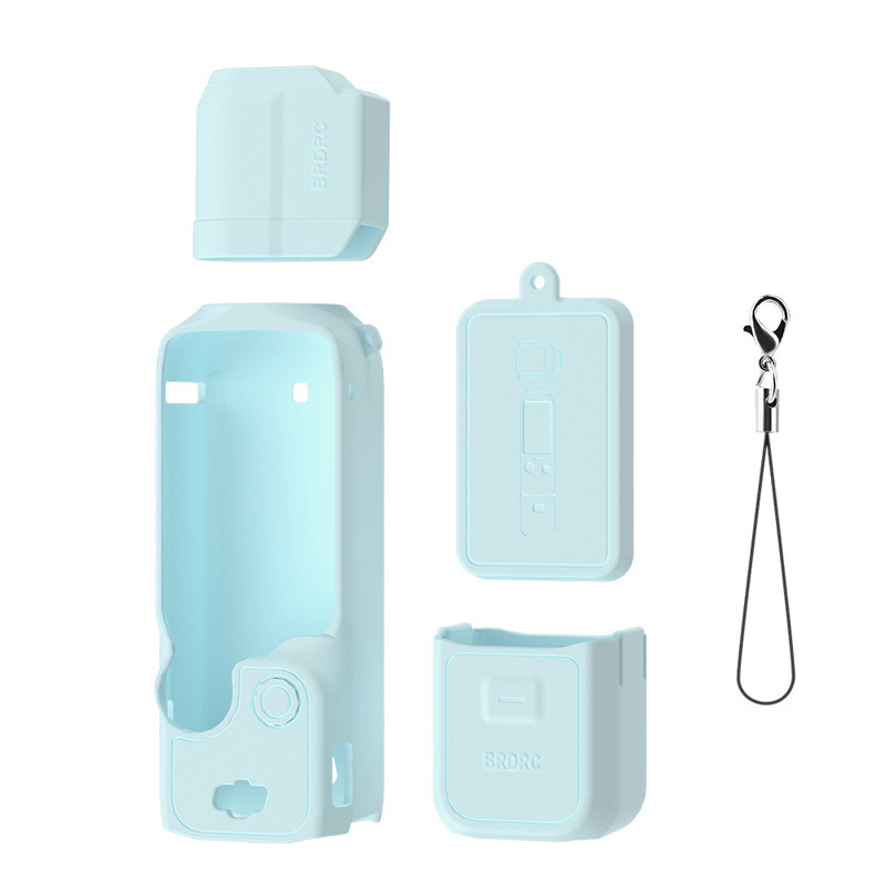 BRDRC适用大疆OSMO POCKET3 镜头保护盖机身硅胶套显示屏遮光配件|undefined