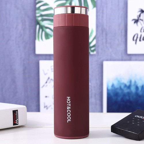 New 304 Stainless Steel Vacuum Insulated Tea Cup Business Gift Water Bottle LOGO Wholesale
