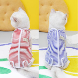 Pet Cat Jesuel Cat после родов, операции на одежде, противоречивой и Weeaear 23 полосатая кошка Jesuel Clothing