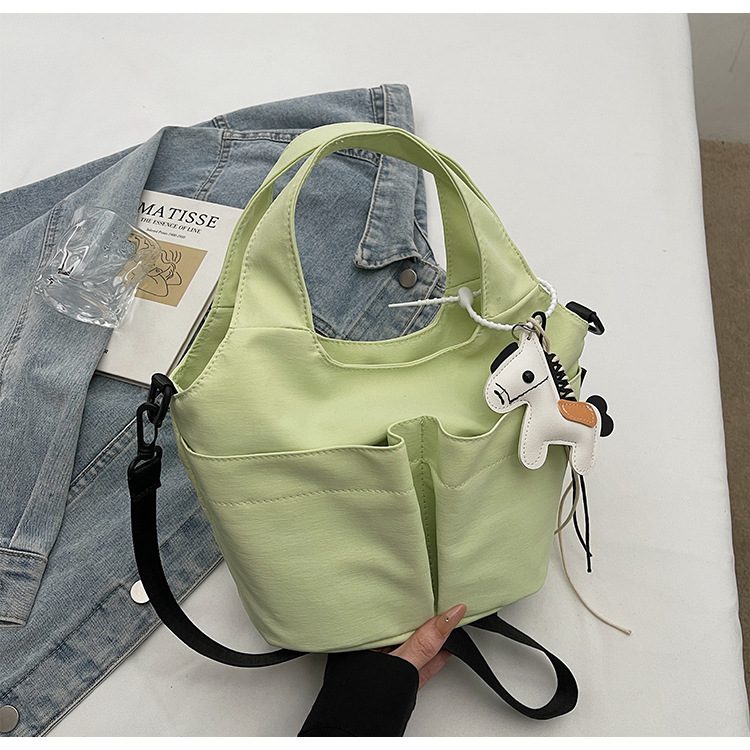 Borsa a tracolla da donna stile cestino casual moda western_voghion.com