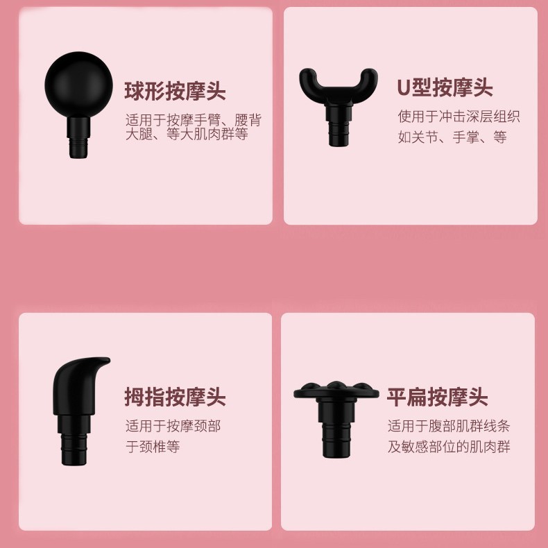 国境を越えたアマゾン家庭用筋膜ガン頸椎マッサージャーミニポータブルガールズフィットネスリラクゼーション筋肉首膜器具|undefined
