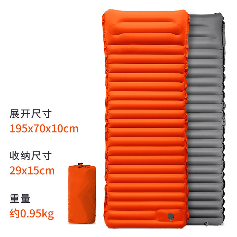 P 厚みのある屋外折りたたみポータブルテント昼寝マットフロアマット防湿マットシングルとダブルエッグネストマットインフレータブルマット|undefined