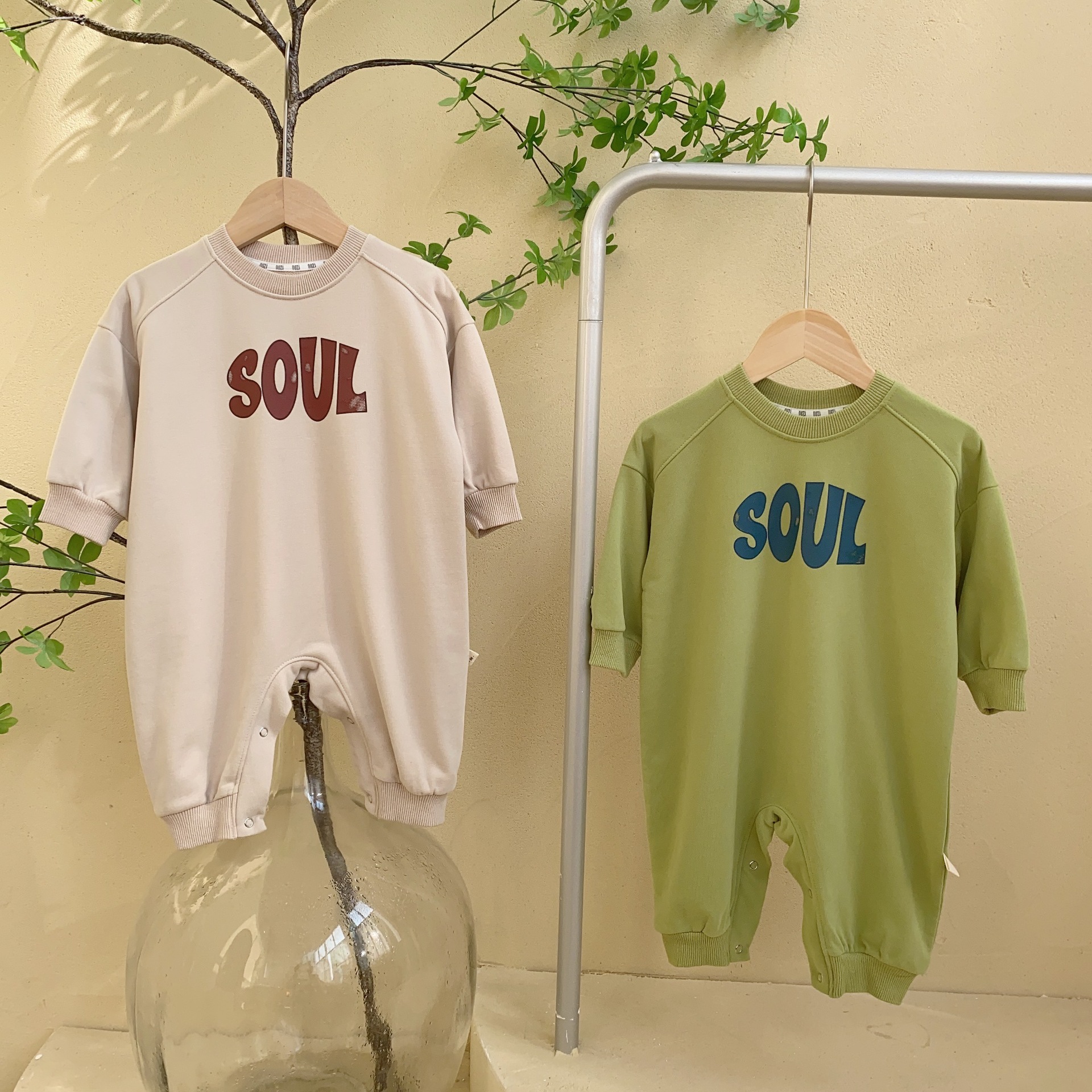 嬰兒衣服春秋服裝韓版寶寶連體衣春裝男嬰童包屁衣春季外出服哈衣