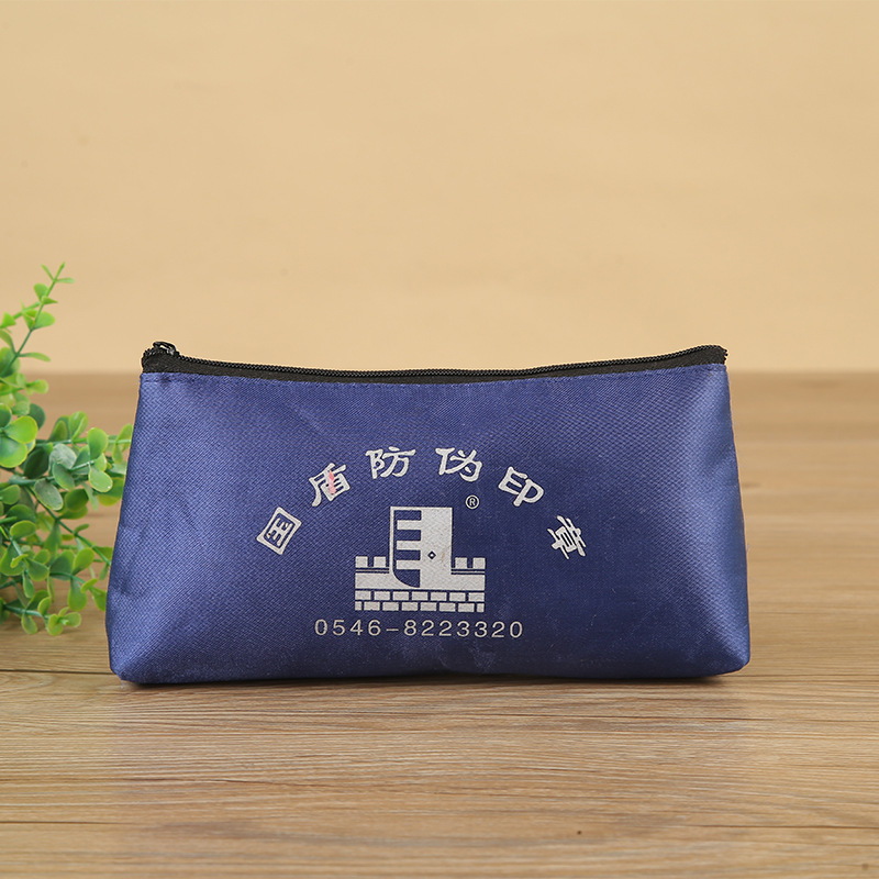 现货牛津布袋拉链学生笔袋大容量可印logo 创意笔袋拉链收纳