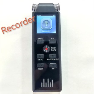 One-Click Voice-Controlled Recording Dual-Mic Noise Reducer Training Conference Office Recorder Color Screen External Card Recording Pen
