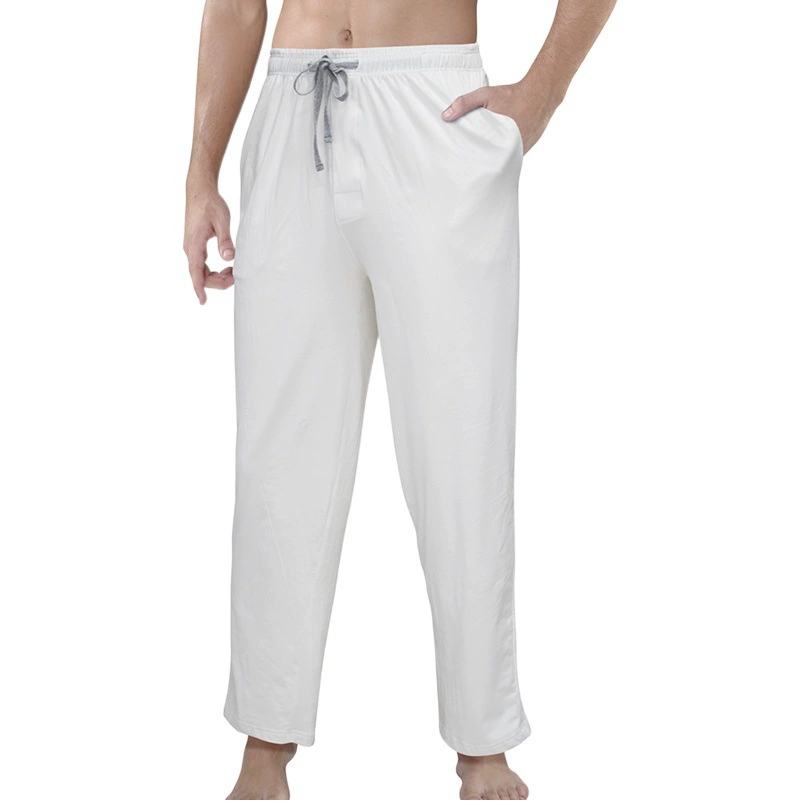 Внешняя торговля Мужские хлопковые удобные Пижамные брюки 2022 весна и осень брюки для домашнего отдыха свободные спортивные повседневные брюки для йоги