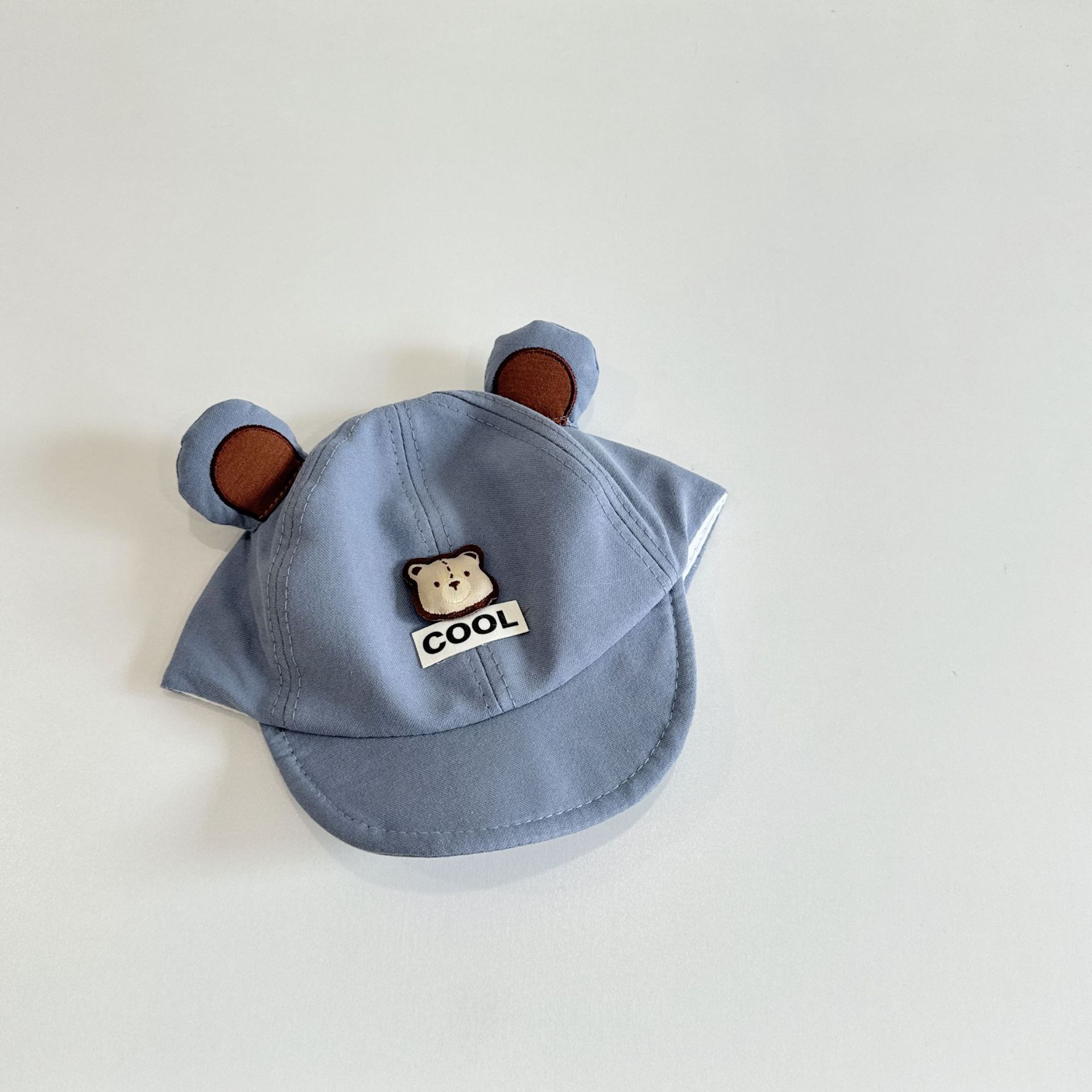 Sombreros para bebés primavera y otoño sombreros para niños y niñas coreanos lindos osos gorras de bisel blando sombreros de béisbol para niños