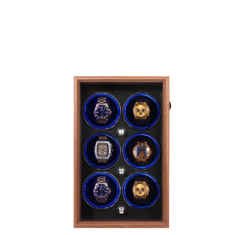 Reloj automático Shaker caja de reloj caja de almacenamiento reloj mecánico del hogar titular giratorio swing caja de reloj