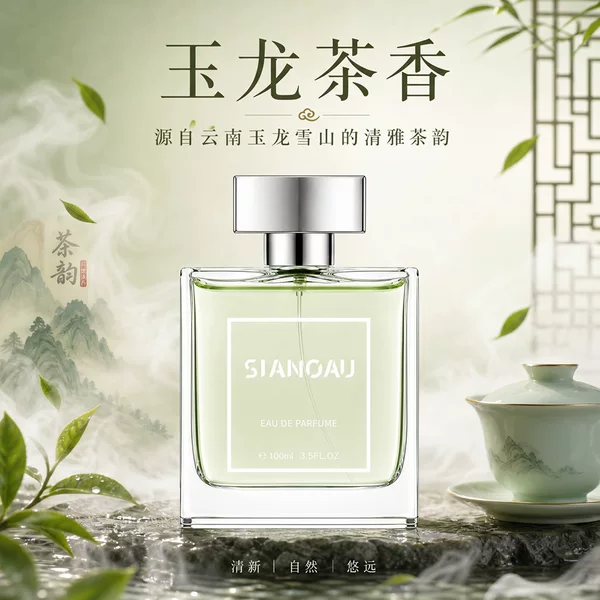 Chuti Yulong Tea Fragrance Men's Genuine Perfume Long-Lasting Scent Niche Green Fresh Export Women's Perfume Wholesale